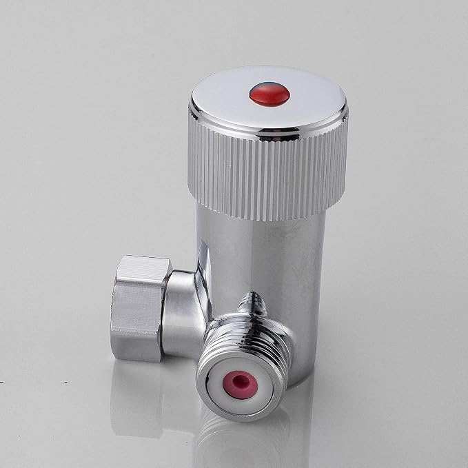 Brass Cold and Hot Water Mixing Valve | Chrome, - Image 4