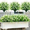 Geegoods 48 Bundles White Artificial Plants Flowers Outdoor, UV Resistant | by GeegoodsLLC