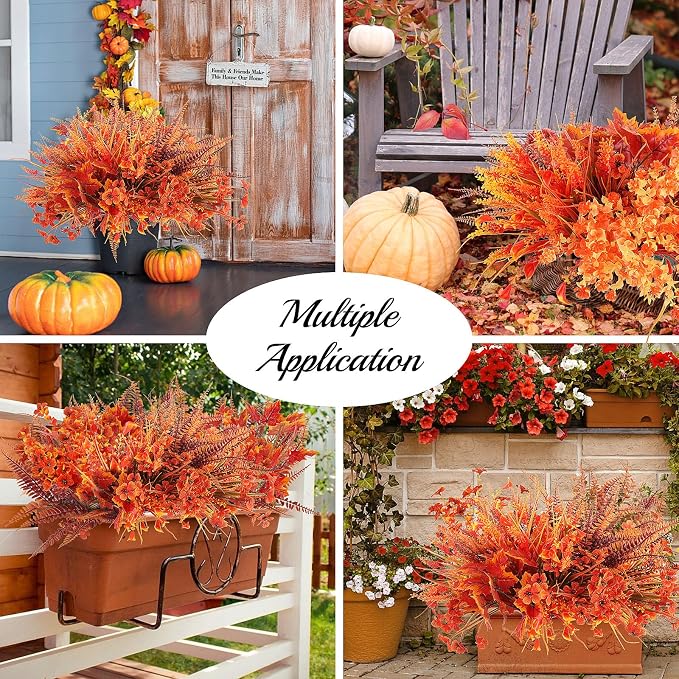 21 Bundles 9 Styles Artificial Fall Flowers - Image 3
