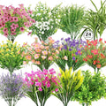 LELEE 24 Bundles Artificial Flowers by LELEE