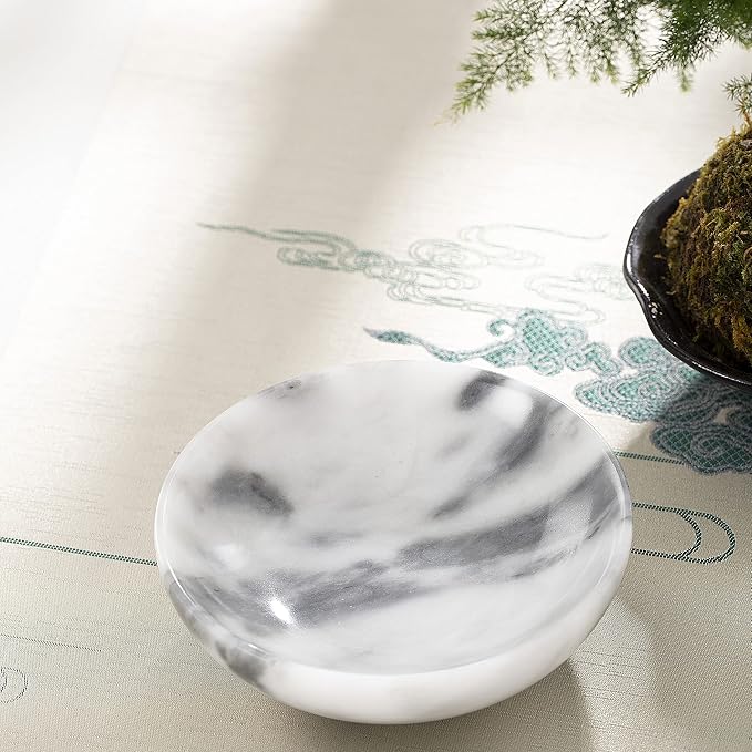 4.72 Inch Mini Decorative Bowls, Natural Small Marble Decorative Bowls - Image 4