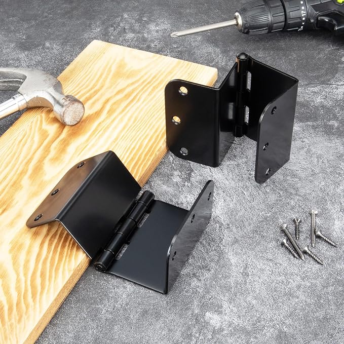 3 Pack Offset Hinges Matte Black 3.5 Inch - Image 5