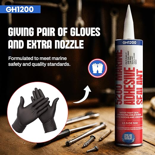 5200 Marine Sealant White - Image 7