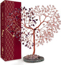 Handmade Healing Crystal Tree of Life Amethyst & Rose Quartz Chakra Tree by KARMAPLEDGE