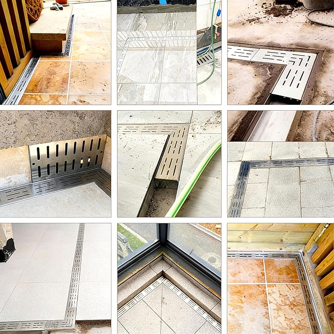 304 Stainless Steel Trench Drain Kit, Narrow Channel Drain - Image 6