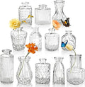 Der Rose 12pcs Glass Bud Vases, secure protective packaging, thick sturdy glass by DerRose