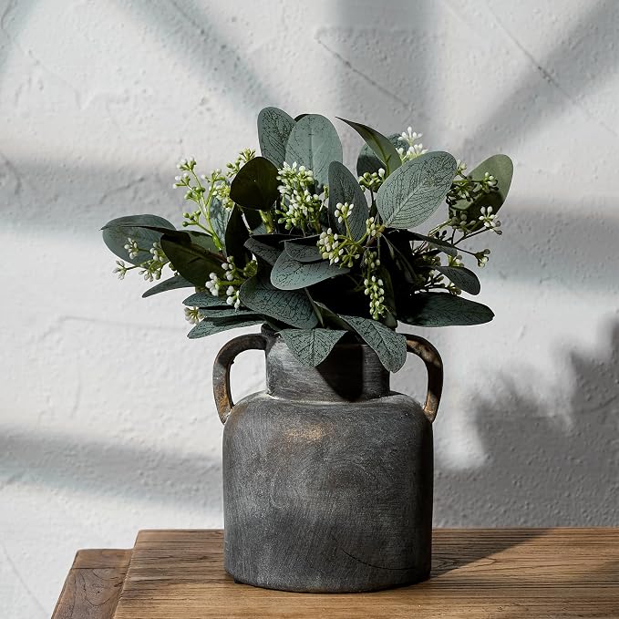 Emotionally Grounded Vase, Vaseking Ceramic Rustic Vase by Vaseking