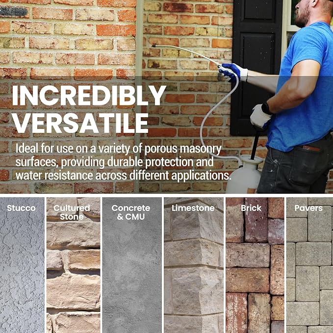 LastiSeal Brick & Concrete Sealer – Deep Seals and Strengthens Brick, Pavers & - Image 6