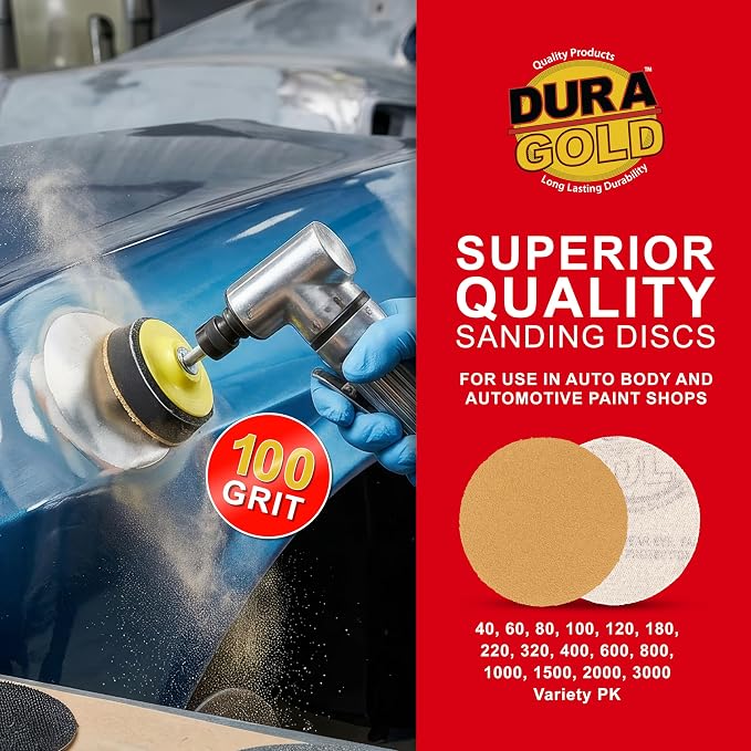 Dura-Gold Premium 2" Gold Hook & Loop Sanding Discs - Image 5