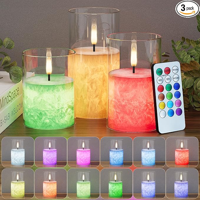 Battery Operated Flameless Candles by VIODAIM