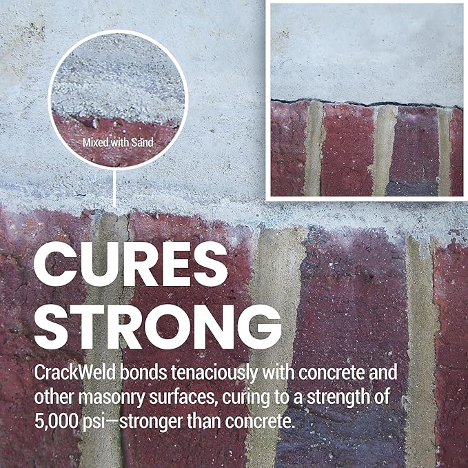 CrackWeld Concrete Crack Repair Kit – Polyurethane Concrete Crack Filler - Image 5