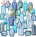 Yaomiao 30 Pcs Glass Bud Vases Centerpieces, Mini Colored Flower Vase by Yaomiao
