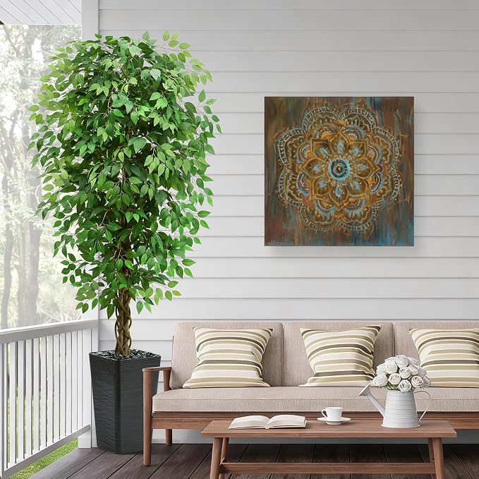 Artificial Ficus Tree 6FT Faux Floor Tree - Image 2