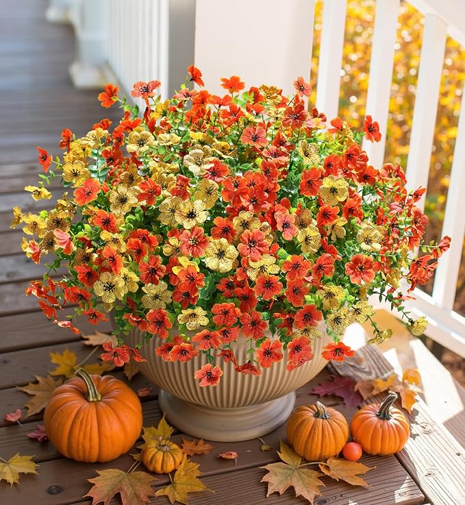 Artificial Fall Flowers Faux Mums by HyeFloraartificialflowers