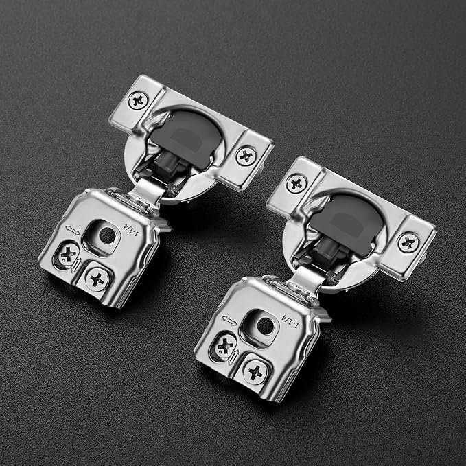 Soft Close Hinges for Kitchen Cabinet Hinges, 1-1/4 Inch Overlay, 20 Pack | 10 - Image 2