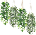 Der Rose 4Pcs Artificial Hanging Plants Fake Vines by DerRose
