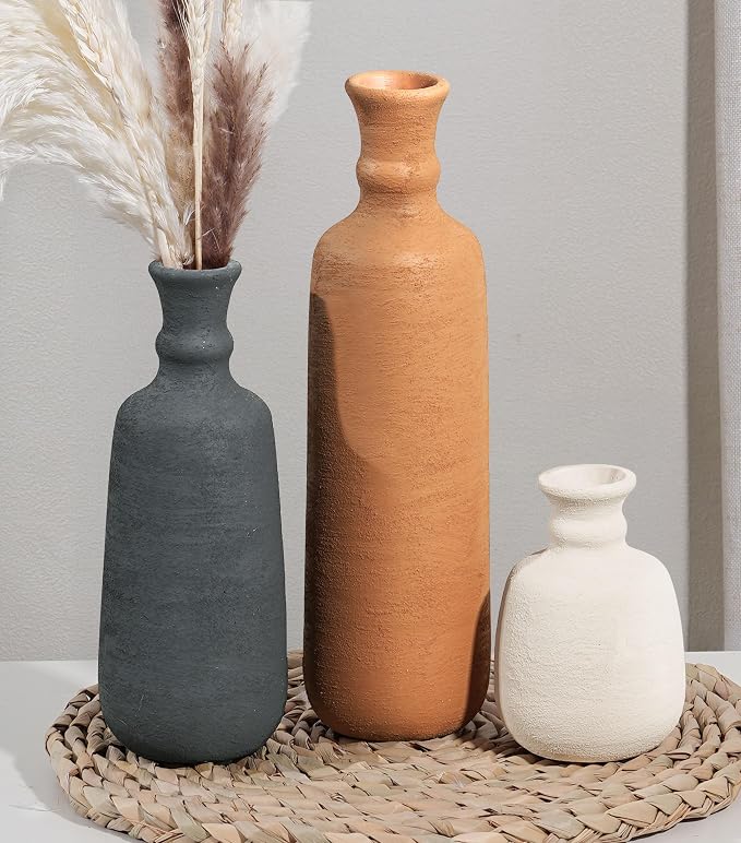 Ceramic Vase Set, Decorative Vases by dreamloom