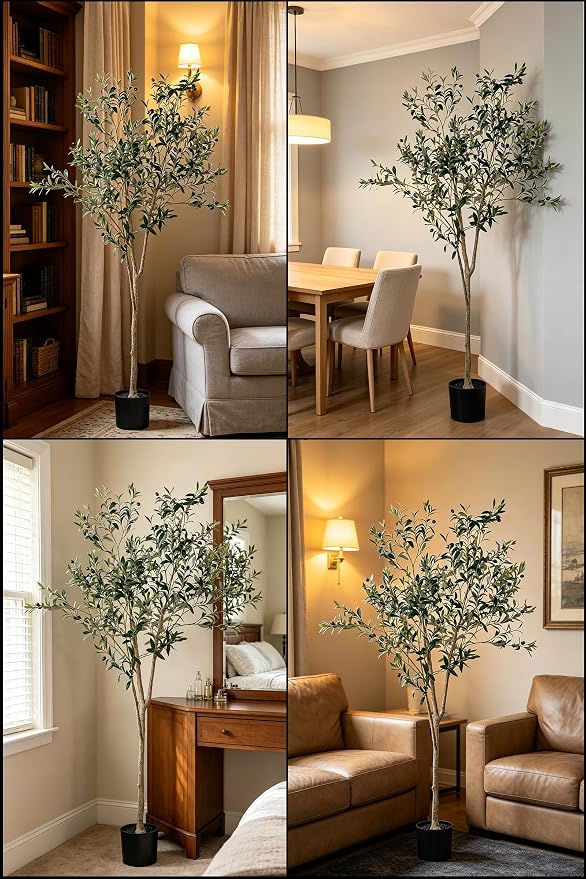 6FT Artificial Olive Tree Indoor - Image 3