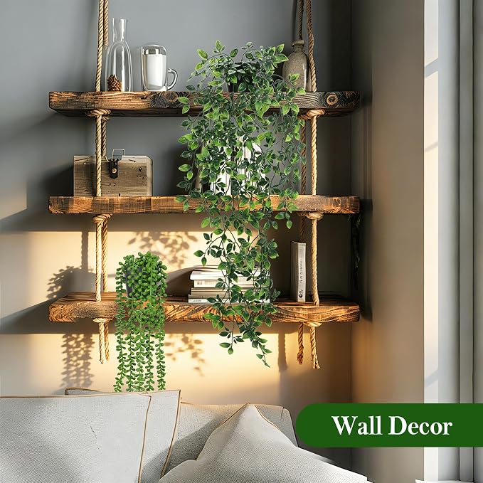 Der Rose 8Pcs Artificial Hanging Plants - Image 4