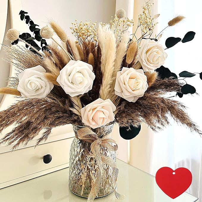 100pcs Artificial Flowers Arrangement by RyddeligHome-AestheticHomeDecor