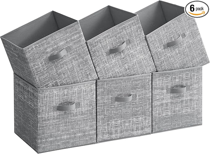 SONGMICS Storage Cubes, 13-Inch Foldable Closet Organizers | Non-Woven Fabric by Unknown