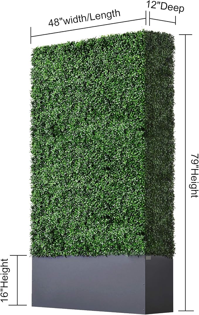 Upgraded Artificial Boxwood Hedge Wall - Image 2