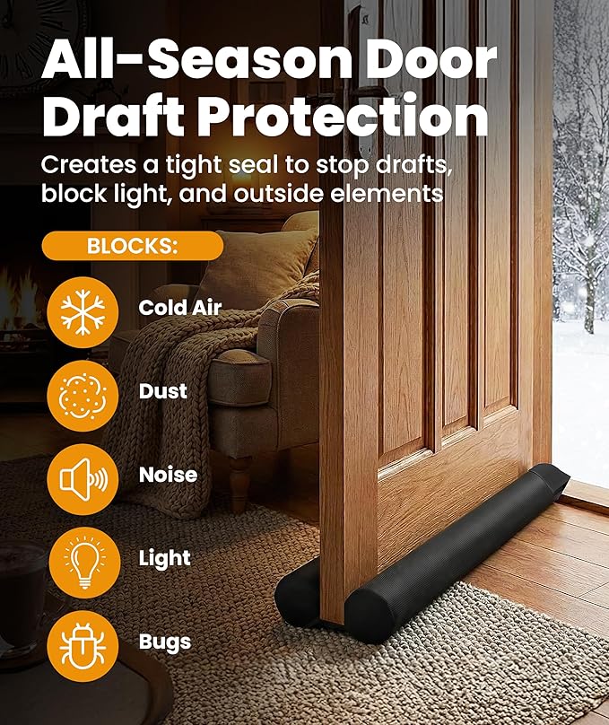 Everlasting Comfort 2-Sided Door Draft Stopper - Image 2