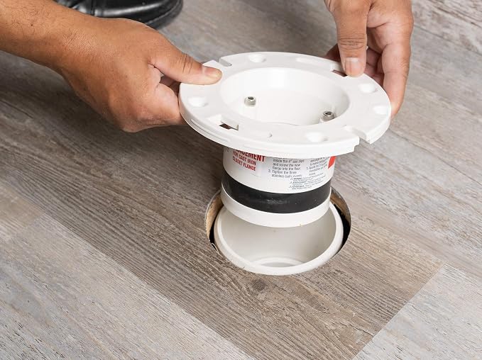 Oatey 4 In. Schedule 40 DWV Replacement PVC Closet Flange - Image 6