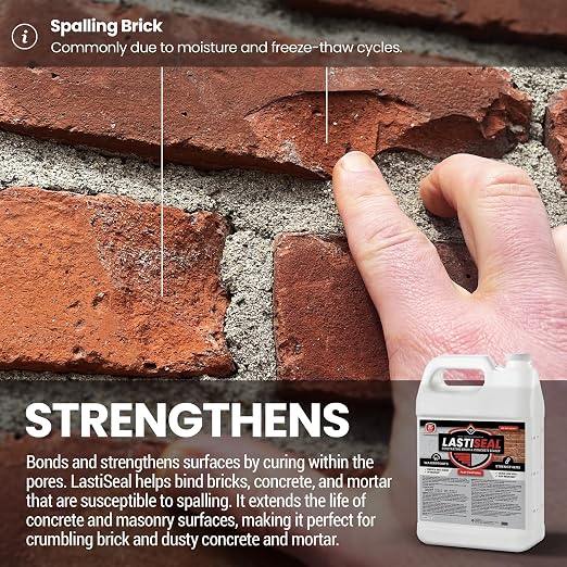 LastiSeal Brick & Concrete Sealer – Deep-Penetrating Sealer that Strengthens - Image 4