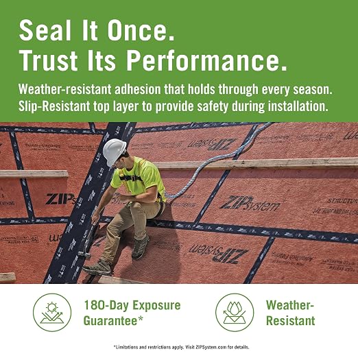ZIP System Flashing Tape for Windows & Doors, 3.75" x 90' Single Roll | - Image 3