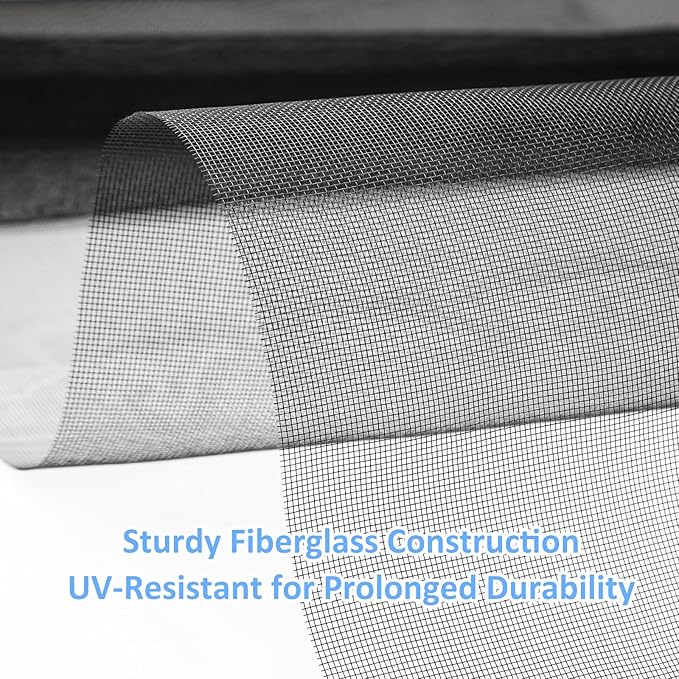 48"x102" Window Screen Mesh, Fiberglass Window Screen, Screen Door Mesh - Image 3