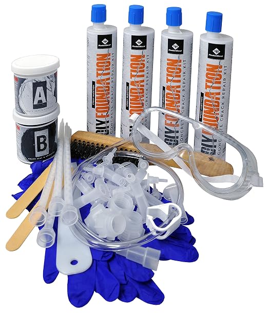 Epoxy Concrete Crack Repair Kit – Low-Viscosity Epoxy Injection by RadonSeal