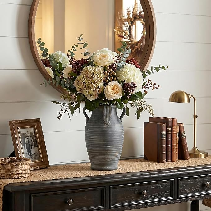 Emotionally Grounded Vase, Vaseking Large Ceramic Rustic Vase - Image 4