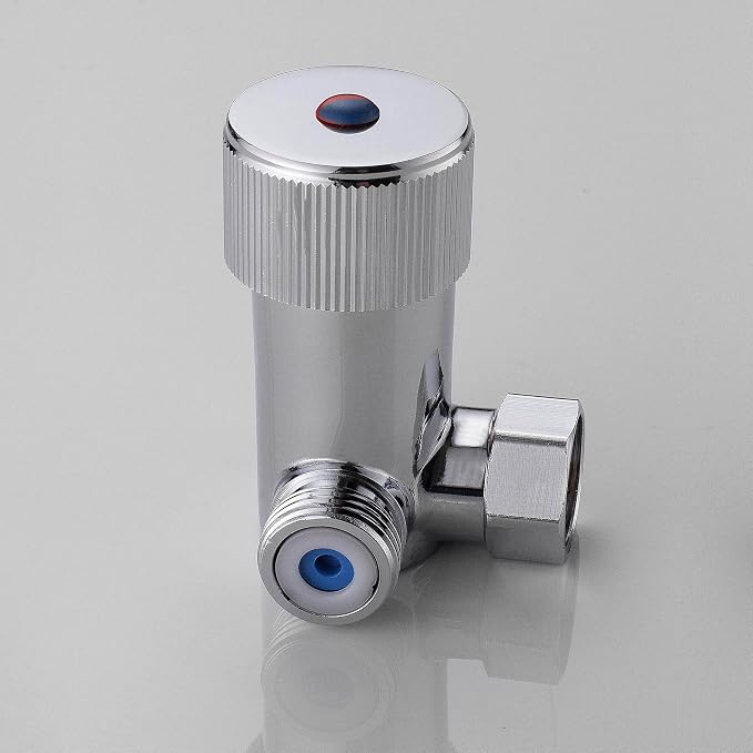 Brass Cold and Hot Water Mixing Valve | Chrome, - Image 5