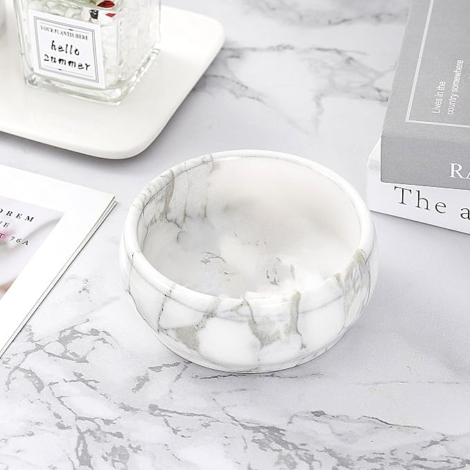 4.72 Inch Decorative Bowls, Natural Marble Decorative Bowls - Image 4