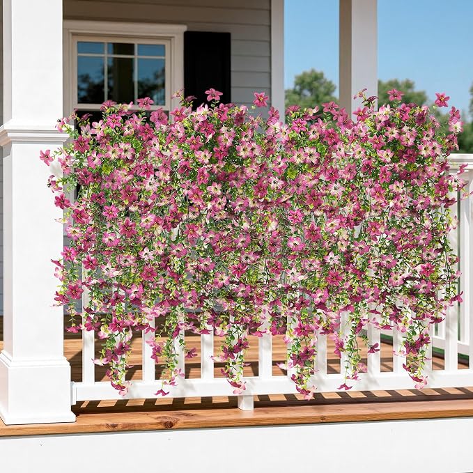 Artificial Fake Hanging Flowers Plants - Image 4