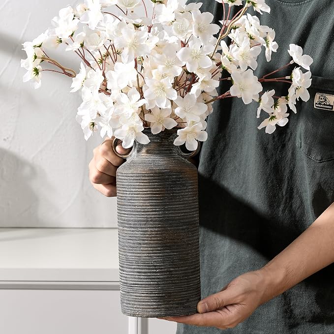 Vaseking Ceramic Rustic Vase - Image 4