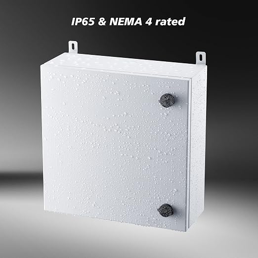 IP65 Weatherproof Metal Box Wall-Mounted Electronic Equipment Enclosure Box - Image 2