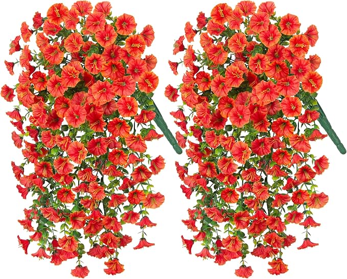 Artificial Fall Faux Hanging Flowers Plants - Image 6