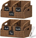 Wicker Baskets for Organizing, Pantry Baskets by Unknown