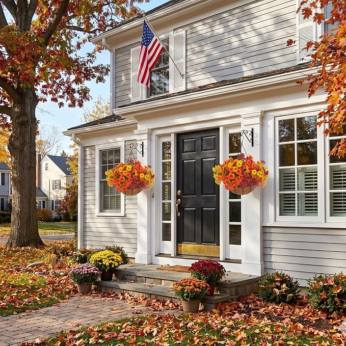 Hananona 2 Set Artificial Outdoor Fall Flowers - Image 7