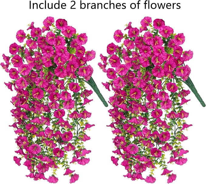 Artificial Faux Hanging Flowers Plant - Image 4