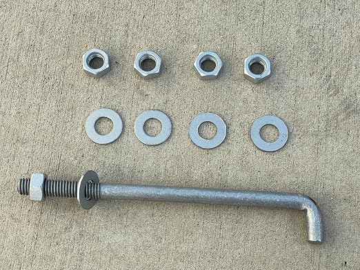Sandbaggy 1/2" x 8" Threaded Concrete Anchor L-Bolts - Image 9