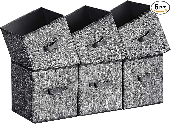 SONGMICS Storage Cubes, 11-Inch Foldable Closet Organizers | Non-Woven Fabric by Unknown