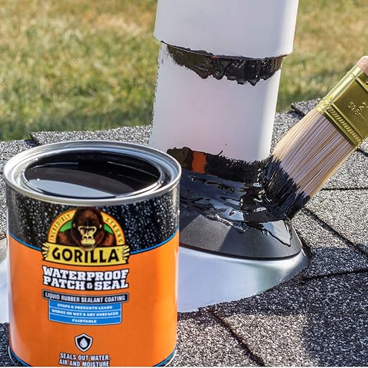 Gorilla Patch & Seal Liquid Rubber Waterproof Sealant, 32 Ounce - Image 3