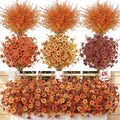 SHareconn 48Pcs Artificial Fall Flowers UV Resistant Fake Mums by SHareconn