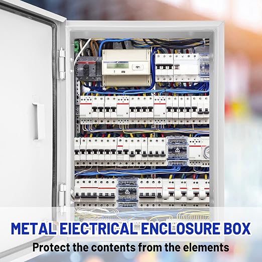 Outdoor Electrical Box 12x10x6 NEMA4X IP66 Waterproof Junction Box | 1.5mm Cold - Image 2