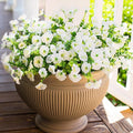 Artificial Flowers for Outdoors Fake Plants Outside Decoration, 12 Bundles Silk by HyeFloraartificialflowers