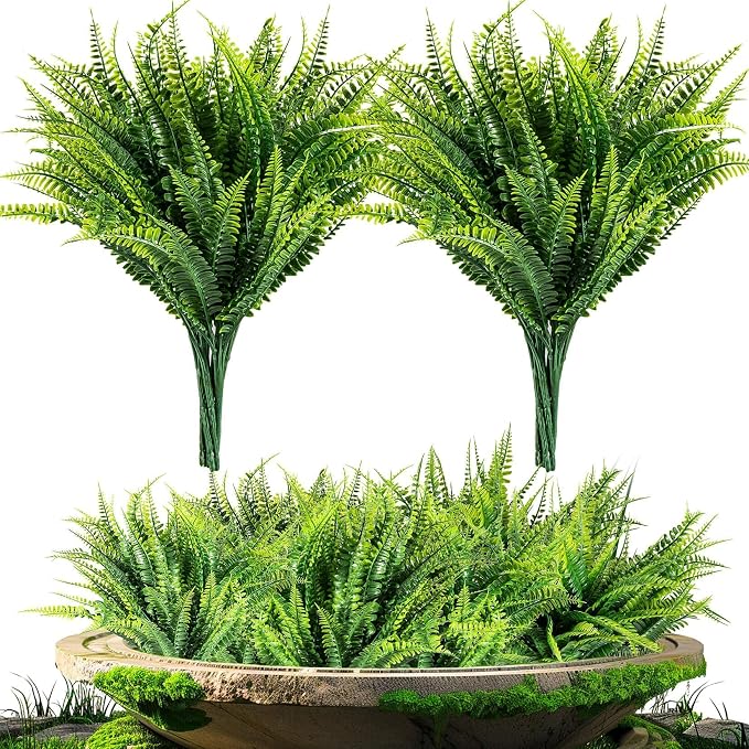 MAQIHAN 10PCS Fake Fern for Outdoor by MaqiIhanCustomOfficial