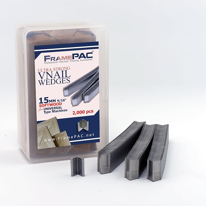 V Nails for Softwood Picture Frames - 15mm - - Universal - Ultra Strong Vnail - Image 2
